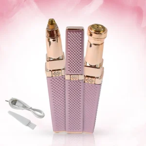 2-in-1 Eyebrow Razor & Painless Hair Shaver (1 Pc)
