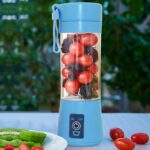 Multi-Purpose Portable USB Electric Juicer 6-Blades, Protein Shaker, Blender Mixer Cup (380 ML)
