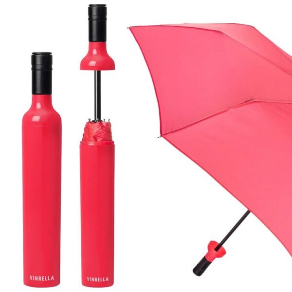 Pocket Folding Wine Bottle Umbrella